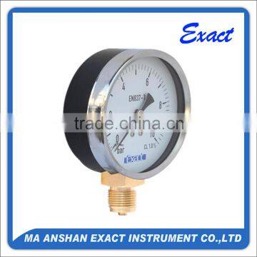 Lower Mount Utility Pressure Gauge With Chrome Plated Bezel