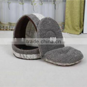 Lovely Pet linen fabric soft plush bed