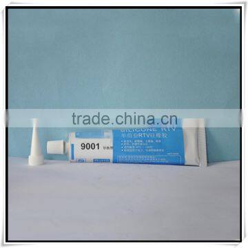 Small tube transparent silicon glass glue