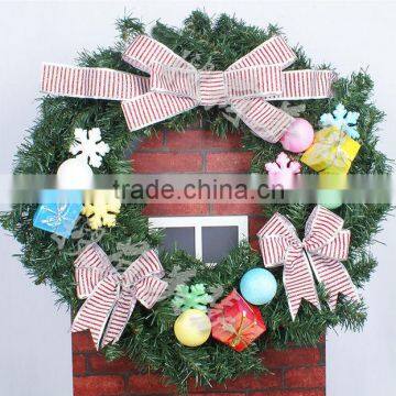 2013 New design wholesale indoor christmas wreaths H-49