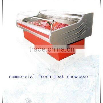 supermarket meat display cooler/ fresh meat showcase