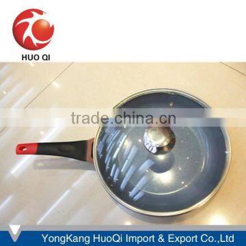 Die-casting aluminum ceramic non-stick frying pan