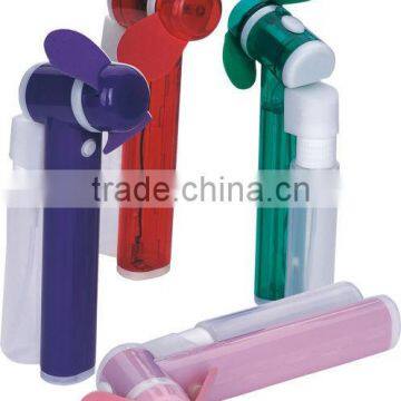 battery operated mini fan with water tank
