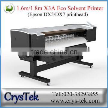 CysTek High resolution 1440 dpi 1.6m solvent printer X3A model