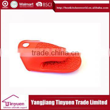 HEAT RESISTANT SILICONE COTTON KITCHEN OVEN GLOVE