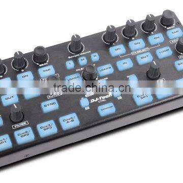 dj midi controller software light controller software for pc /Stage/party dj sound craft mixer console