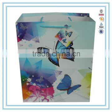 Excellent quality jewelry drawstring stain paper gift bags