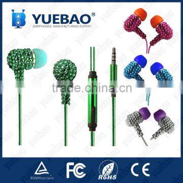 Colorful Jewelry Earphone with Mic