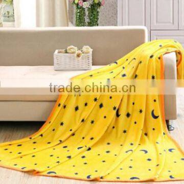 2015 New Printed colorful flannel fleece blanket