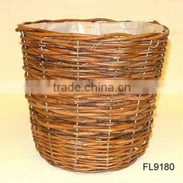 Wicker Decorative Pot