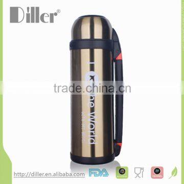 Stainless Steel Water Bottle Wide Mouth Vacuum Flask 32 oz Thermos Travel Coffee Mug