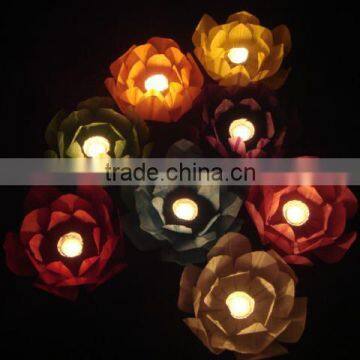 Colorful Festival Event Wishing Eco Friendly Water Lantern