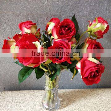 Factory directly single stem silk red rose price