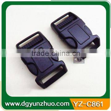 Fashion plastic arc pet buckle for webbing, plastic pet buckles