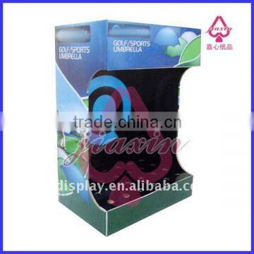 Umbrella Portable Cardboard Standing Display Unit