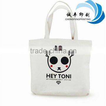 Fashion Cotton Tote Bags For Promotion canvas bag with cartoon print