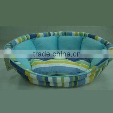 Pet Bed with Stripes