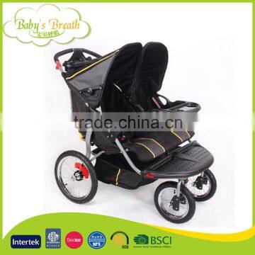 BS-56A 5 Point Safety Belt Luxury Baby Pram Stroller China, Double Baby Jogger Made in China photo-6