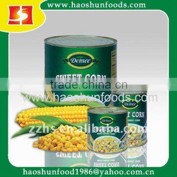 Canned Sweet Corn Canned Vegetable Canned Food