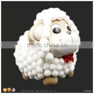 Home Goods Garden Statues Sheep in Pompon