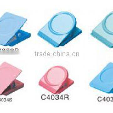 colorful magnetic clips or magnetic blackboard clips in blister card(Square/Round)