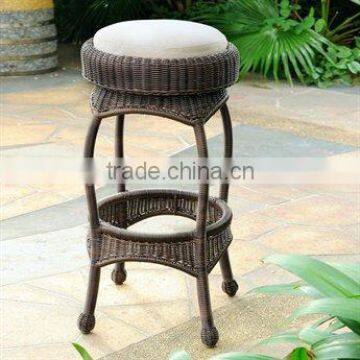 3.0mm wicker woven Metal stool