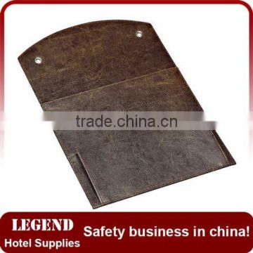 China alibaba leather wall mounted menu holders