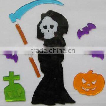 halloween Jelly Gel Sticker Window Stickers/custom sticker