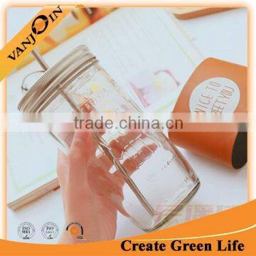 20oz Drinking Mason Glass Jar With Standard Mason Lid photo-3