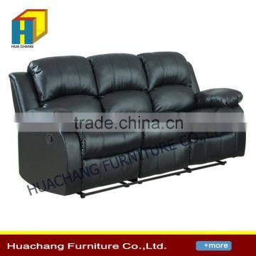 Italy Leather Reclining/Recliner Sofa photo-3