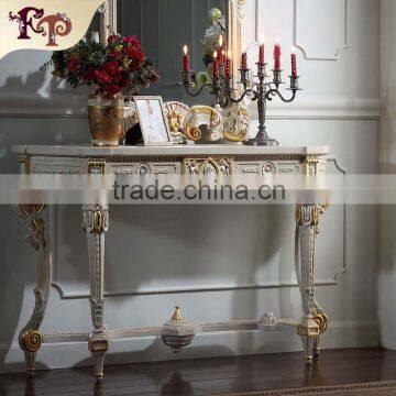 italian french antique furniture - royalty classic solid wood console table