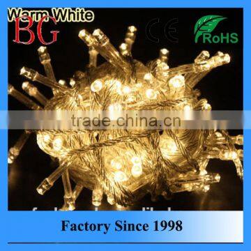 long-life christmas white color led string light