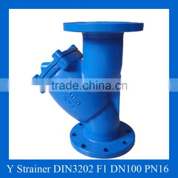 Ductile Iron 4 inch Y-Strainer DIN3202 F1