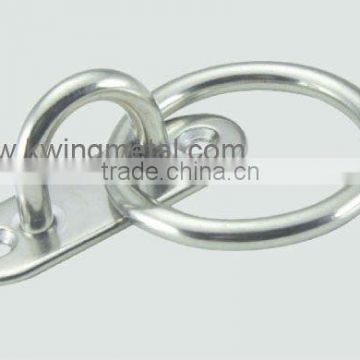 Stainless Steel Oblong Pad With Ring