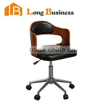 Factory wholesale low price steel bar chair with wheels