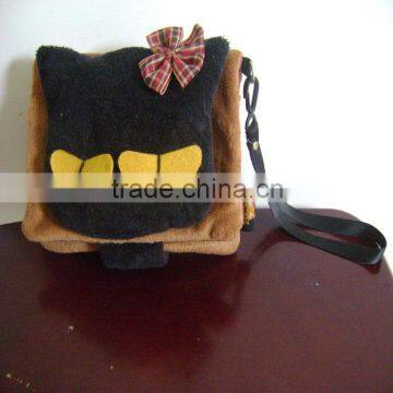 CE/EN71 customized plush mobile phone pouch in Yangzhou China