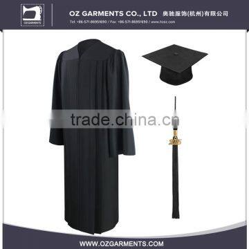 Unisex College Eco-friendly Black Bachelor Graduation Gown