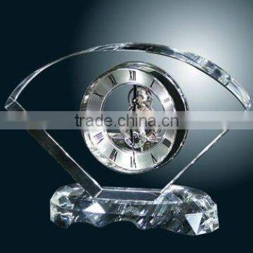 high quality cheap crystal table alarm clock for business gift