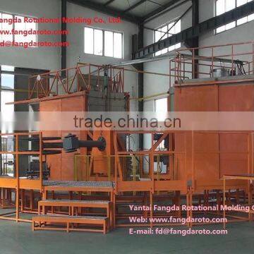 FD4-2600 rational molding machine, rotomolding machine, carousel rotomolding machine