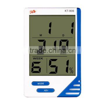 Digital wall clock thermometer KT906