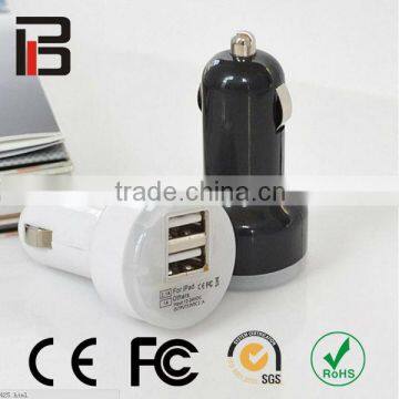 ODM/OEM Dual USB car charger for iPhone 5 iPad Mini