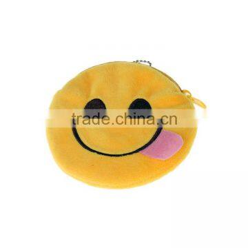 New Arrival Soft Smile Face Emoji Wallet Toys Yangzhou Made