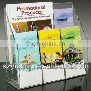 Custom manufacturing acrylic display,acrylic pamphlet displayer