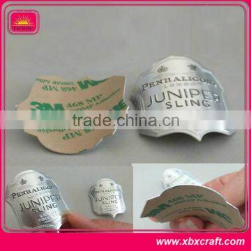 metallic labels,wine bottle metal label,metal wine label