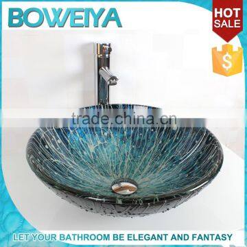 2016 China Hardwrae Wash Blue Bathroom Basin