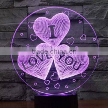 162-3d Acrylic Lamp Sculpture Words Of I Love You Romantic Bedroom Night Light Amazing Loved Gift Loving Words 3d Art Lamp photo-6