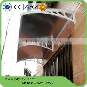 Plastic frame Polycarbonate Rain tent awning for windows