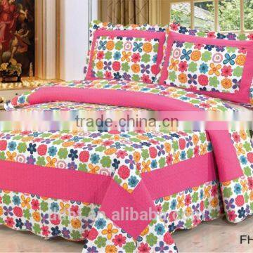 Roseo Boarder Colorful floral Patchwork Bedding Sets / Patchwork Quilts