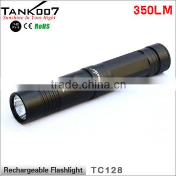 Waterproof 300 Lumens Zoomable CRE XP-G R5 LED Flashlight Torch 2*16340O or 1*18650 battery with charger