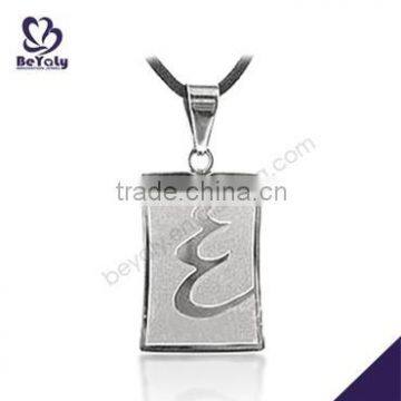 stainless steel custom available simple gold pendant design